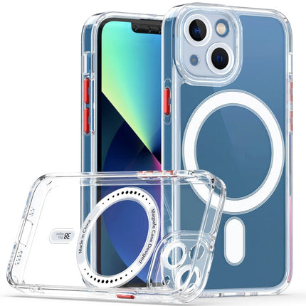 Cat-eye TPU + Acrylic Magsafe Phone Case, For iPhone 13 mini, For iPhone 13, For iPhone 13 Pro, For iPhone 13 Pro Max, For iPhone 12 mini, For iPhone 12