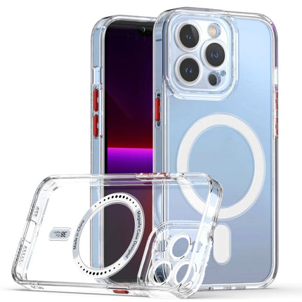 Cat-eye TPU + Acrylic Magsafe Phone Case, For iPhone 13 mini, For iPhone 13, For iPhone 13 Pro, For iPhone 13 Pro Max, For iPhone 12 mini, For iPhone 12