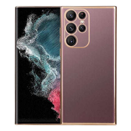 SULADA Electroplating Shockproof Ultra-thin TPU Phone Case, For Samsung Galaxy S22 5G, For Samsung Galaxy S22 Ultra 5G, For Samsung Galaxy S22+ 5G