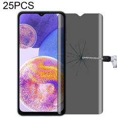 25 PCS Full Cover Anti-peeping Tempered Glass Film, For Samsung Galaxy A73 5G(25 PCS), For Samsung Galaxy A23(25 PCS), For Samsung Galaxy A22 4G(25 PCS), For Samsung Galaxy A22 5G(25 PCS), For Samsung Galaxy A13 5G(25 PCS)