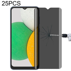 25 PCS Full Cover Anti-peeping Tempered Glass Film, For Samsung Galaxy A73 5G(25 PCS), For Samsung Galaxy A23(25 PCS), For Samsung Galaxy A22 4G(25 PCS), For Samsung Galaxy A22 5G(25 PCS), For Samsung Galaxy A13 5G(25 PCS)