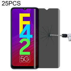 25 PCS Full Cover Anti-peeping Tempered Glass Film, For Samsung Galaxy A73 5G(25 PCS), For Samsung Galaxy A23(25 PCS), For Samsung Galaxy A22 4G(25 PCS), For Samsung Galaxy A22 5G(25 PCS), For Samsung Galaxy A13 5G(25 PCS)