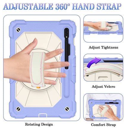 Contrast Color Robot Silicone + PC Tablet Case, For Samsung Galaxy Tab S8 / Tab S7