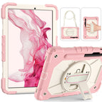 For Samsung Galaxy Tab S8 / Tab S7 / Rose Gold+Beige