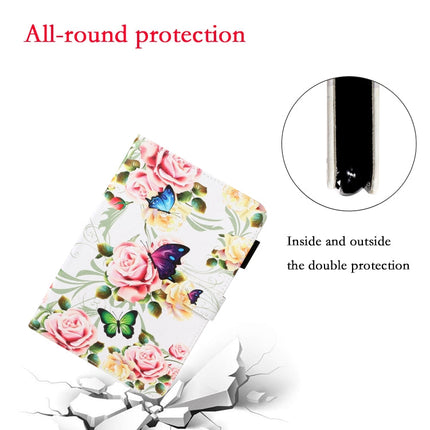 Cross Texture Painted Smart Leather Tablet Case, For iPad mini 2024 / mini 6