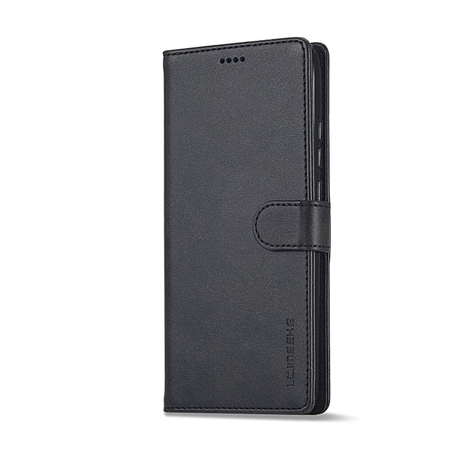 LC.IMEEKE Calf Texture Leather Phone Case, For Xiaomi Redmi 10C