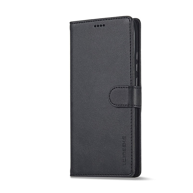 LC.IMEEKE Calf Texture Leather Phone Case, For Xiaomi Redmi 10C