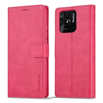 LC.IMEEKE Calf Texture Leather Phone Case, For Xiaomi Redmi 10C