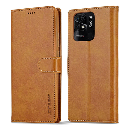 LC.IMEEKE Calf Texture Leather Phone Case, For Xiaomi Redmi 10C