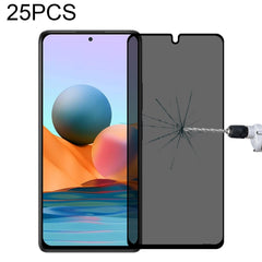 25 PCS Full Cover Anti-peeping Tempered Glass Film For Samsung Galaxy A12, For Xiaomi Redmi Note 4G / 5G(25 PCS), For Xiaomi Redmi Note 10 Pro(25 PCS), For Xiaomi Poco X3 Pro(25 PCS), For Xiaomi Poco F3(25 PCS), For Xiaomi Poco M3 Pro(25 PCS)