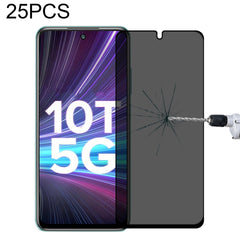 25 PCS Full Cover Anti-peeping Tempered Glass Film For Samsung Galaxy A12, For Xiaomi Redmi Note 4G / 5G(25 PCS), For Xiaomi Redmi Note 10 Pro(25 PCS), For Xiaomi Poco X3 Pro(25 PCS), For Xiaomi Poco F3(25 PCS), For Xiaomi Poco M3 Pro(25 PCS)