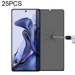 25 PCS Full Cover Anti-peeping Tempered Glass Film For Samsung Galaxy A12, For Xiaomi Redmi Note 4G / 5G(25 PCS), For Xiaomi Redmi Note 10 Pro(25 PCS), For Xiaomi Poco X3 Pro(25 PCS), For Xiaomi Poco F3(25 PCS), For Xiaomi Poco M3 Pro(25 PCS)