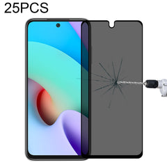 25 PCS Full Cover Anti-peeping Tempered Glass Film For Samsung Galaxy A12, For Xiaomi Redmi Note 4G / 5G(25 PCS), For Xiaomi Redmi Note 10 Pro(25 PCS), For Xiaomi Poco X3 Pro(25 PCS), For Xiaomi Poco F3(25 PCS), For Xiaomi Poco M3 Pro(25 PCS)