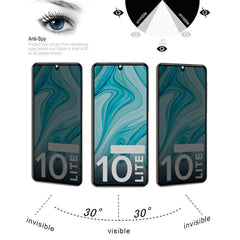 25 PCS Full Cover Anti-peeping Tempered Glass Film For Samsung Galaxy A12