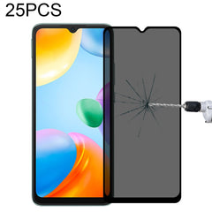 25 PCS Full Cover Anti-peeping Tempered Glass Film For Samsung Galaxy A12, For Xiaomi Redmi Note 4G / 5G(25 PCS), For Xiaomi Redmi Note 10 Pro(25 PCS), For Xiaomi Poco X3 Pro(25 PCS), For Xiaomi Poco F3(25 PCS), For Xiaomi Poco M3 Pro(25 PCS)