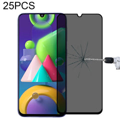 25 PCS Full Cover Anti-peeping Tempered Glass Film For Samsung Galaxy A12, For Xiaomi Redmi Note 4G / 5G(25 PCS), For Xiaomi Redmi Note 10 Pro(25 PCS), For Xiaomi Poco X3 Pro(25 PCS), For Xiaomi Poco F3(25 PCS), For Xiaomi Poco M3 Pro(25 PCS)