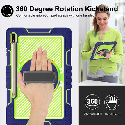 360 Degree Rotation Contrast Color Silicone + PC Tablet Case, For Samsung Galaxy Tab A7 Lite