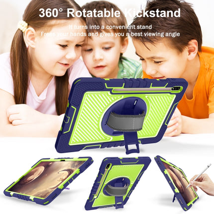360 Degree Rotation Contrast Color Silicone + PC Tablet Case, For Samsung Galaxy Tab A7 Lite