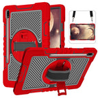 For Samsung Galaxy Tab A7 Lite / Red+Black