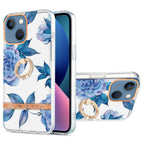 For iPhone 13 mini / Blue Peony