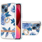 For iPhone 13 / Blue Peony