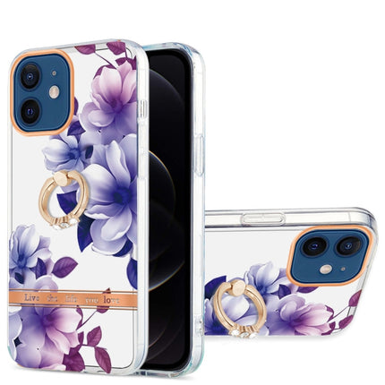 Ring IMD Flowers TPU Phone Case, For iPhone 12 / 12 Pro, For iPhone 12 Pro Max, For iPhone 11, For iPhone 11 Pro Max