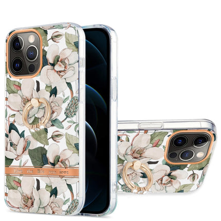 Ring IMD Flowers TPU Phone Case, For iPhone 12 / 12 Pro, For iPhone 12 Pro Max, For iPhone 11, For iPhone 11 Pro Max
