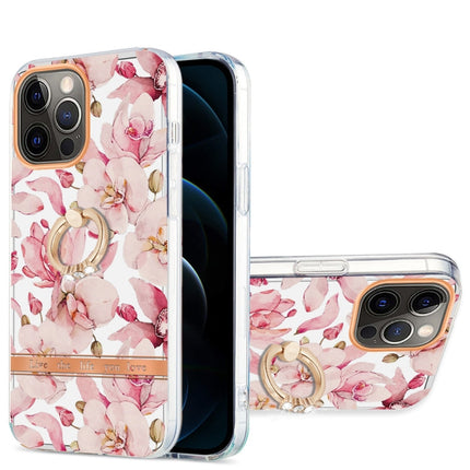 Ring IMD Flowers TPU Phone Case, For iPhone 12 / 12 Pro, For iPhone 12 Pro Max, For iPhone 11, For iPhone 11 Pro Max
