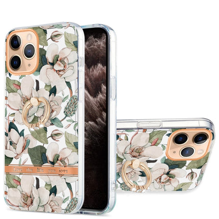 Ring IMD Flowers TPU Phone Case, For iPhone 12 / 12 Pro, For iPhone 12 Pro Max, For iPhone 11, For iPhone 11 Pro Max