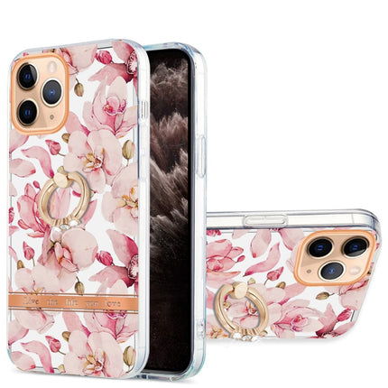 Ring IMD Flowers TPU Phone Case, For iPhone 12 / 12 Pro, For iPhone 12 Pro Max, For iPhone 11, For iPhone 11 Pro Max