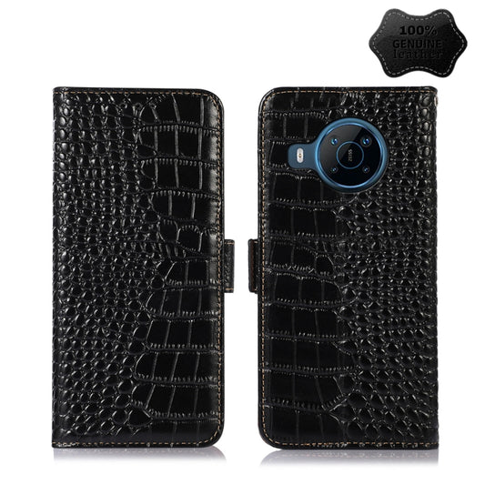 Crocodile Top Layer Cowhide Leather Phone Case