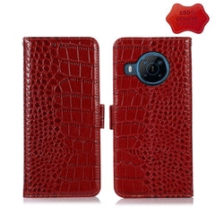 Crocodile Top Layer Cowhide Leather Phone Case