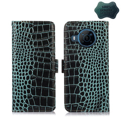 Crocodile Top Layer Cowhide Leather Phone Case, For Alcatel 1B 2022, For Nokia X100, For OPPO Reno7 4G Global/F21 Pro 4G, For Xiaomi Redmi 10A / 9C, For Samsung Galaxy F23 5G / M23, For Samsung Galaxy M33 5G, For Samsung Galaxy M53 5G, For Xiaomi 12 Pro