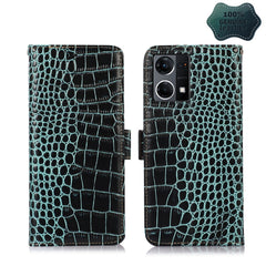 Crocodile Top Layer Cowhide Leather Phone Case, For Alcatel 1B 2022, For Nokia X100, For OPPO Reno7 4G Global/F21 Pro 4G, For Xiaomi Redmi 10A / 9C, For Samsung Galaxy F23 5G / M23, For Samsung Galaxy M33 5G, For Samsung Galaxy M53 5G, For Xiaomi 12 Pro