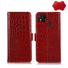 Crocodile Top Layer Cowhide Leather Phone Case, For Alcatel 1B 2022, For Nokia X100, For OPPO Reno7 4G Global/F21 Pro 4G, For Xiaomi Redmi 10A / 9C, For Samsung Galaxy F23 5G / M23, For Samsung Galaxy M33 5G, For Samsung Galaxy M53 5G, For Xiaomi 12 Pro