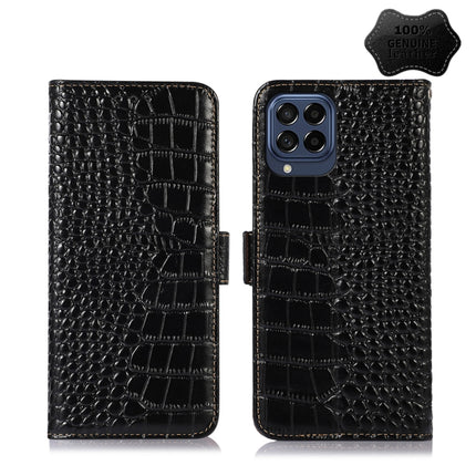 Crocodile Top Layer Cowhide Leather Phone Case, For Nokia X100, For OPPO Reno7 4G Global/F21 Pro 4G, For Xiaomi Redmi 10A / 9C, For Samsung Galaxy F23 5G / M23, For Samsung Galaxy M53 5G, For Xiaomi 12 Pro