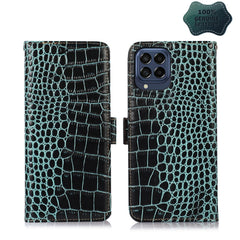 Crocodile Top Layer Cowhide Leather Phone Case, For Alcatel 1B 2022, For Nokia X100, For OPPO Reno7 4G Global/F21 Pro 4G, For Xiaomi Redmi 10A / 9C, For Samsung Galaxy F23 5G / M23, For Samsung Galaxy M33 5G, For Samsung Galaxy M53 5G, For Xiaomi 12 Pro