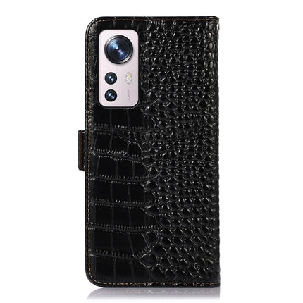 Crocodile Top Layer Cowhide Leather Phone Case, For Xiaomi 12 Pro, For Samsung Galaxy S22+ 5G, For Samsung Galaxy S22 Ultra 5G, For Samsung Galaxy S22 5G