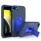 For iPhone SE 2022 / SE 2020 / 8 / 7 / Sapphire Blue + Dark Blue