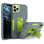 For iPhone 11 Pro Max / Dark Grey + Green