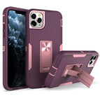 For iPhone 12 Pro / Purple Red + Rose Gold
