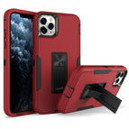 For iPhone 12 Pro Max / Red + Black