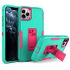 For iPhone 12 Pro Max / Green + Rose Red