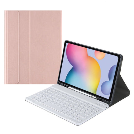 A7 Square Cap Bluetooth Keyboard Leather Case with Pen Slot for Samsung Galaxy Tab S6 Lite / S7 / A7 10.4 2020