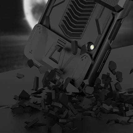 GKK Sliding Camshield Magnetic Armor Flip Phone Case with Ring Holder, For Samsung Galaxy Z Flip3 5G