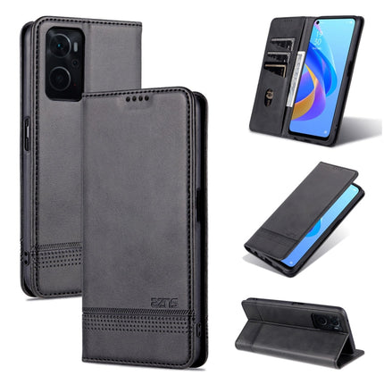 AZNS Magnetic Calf Texture Flip Leather Phone Case, For OPPO K10 / A96 4G / Realme 9i, For Xiaomi Redmi 10C / 10 India, For Honor X8 / X30i