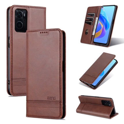 AZNS Magnetic Calf Texture Flip Leather Phone Case, For OPPO K10 / A96 4G / Realme 9i, For Xiaomi Redmi 10C / 10 India, For Honor X8 / X30i