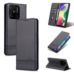 AZNS Magnetic Calf Texture Flip Leather Phone Case, For OPPO K10 / A96 4G / Realme 9i, For Xiaomi Redmi 10C / 10 India, For Honor X8 / X30i