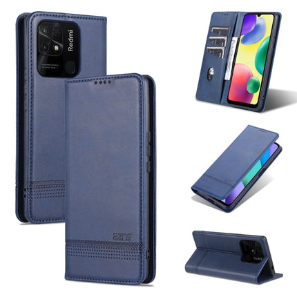 AZNS Magnetic Calf Texture Flip Leather Phone Case, For OPPO K10 / A96 4G / Realme 9i, For Xiaomi Redmi 10C / 10 India, For Honor X8 / X30i
