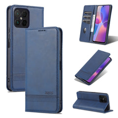 AZNS Magnetic Calf Texture Flip Leather Phone Case, For OPPO K10 / A96 4G / Realme 9i, For Xiaomi Redmi 10C / 10 India, For Honor X8 / X30i